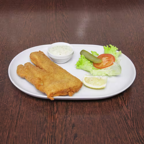 Gebackenes Kabeljau Portion