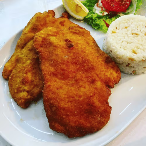 Hühnerschnitzel Portion ohne beilage