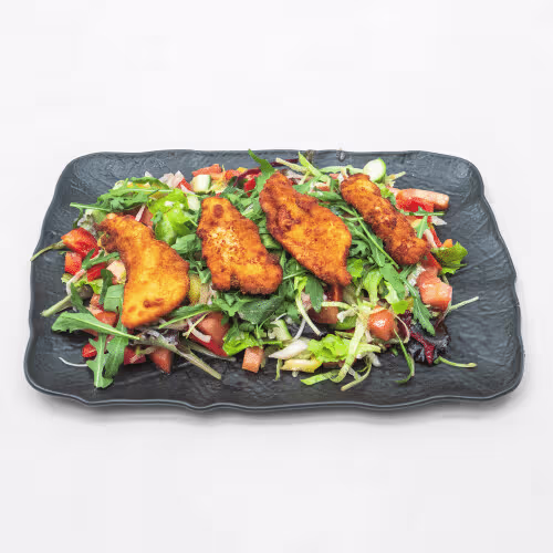 Backhenderl Salat