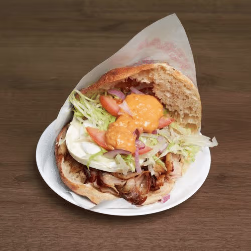 Kebap mit Schafskäse