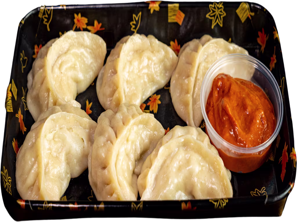Momo mit Gemüse & Hühnerfleisch