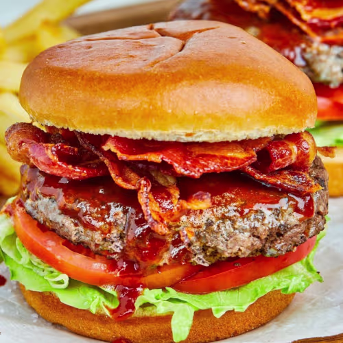 Barbecue-Bacon Burger