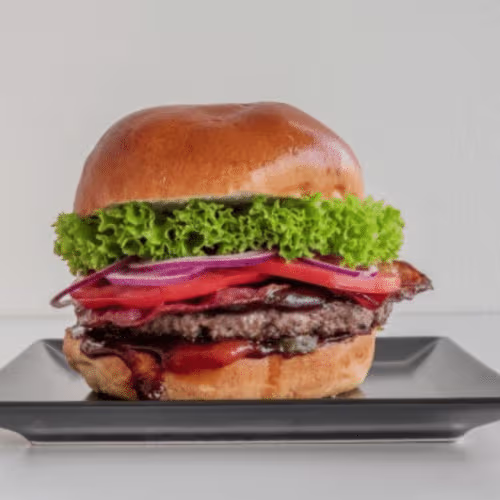 Hot Burger Menü