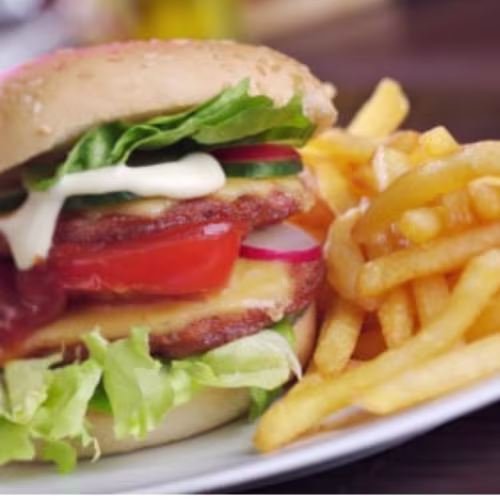 Chicken Burger Menü