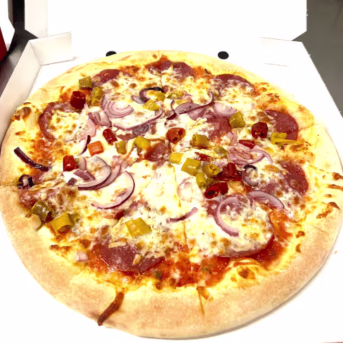 Pizza Diavolo (scharf)