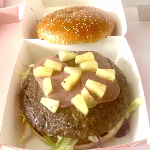 Hawaii Burger Menü