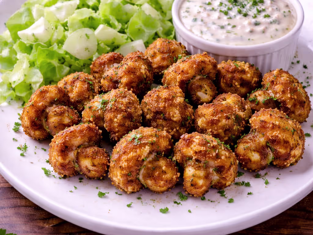 Panierte Champignons
