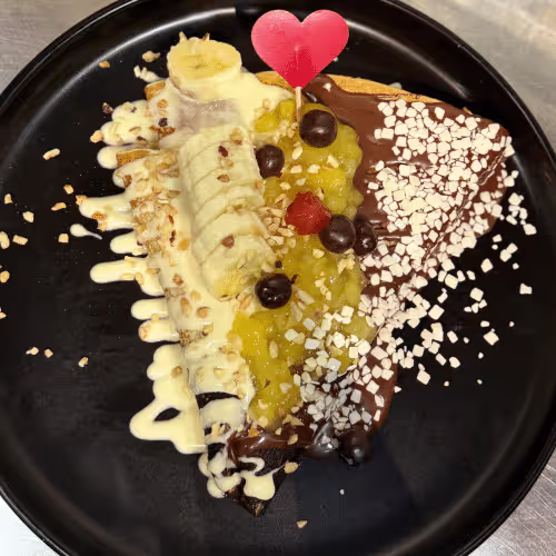 Mango Bananen Crêpe