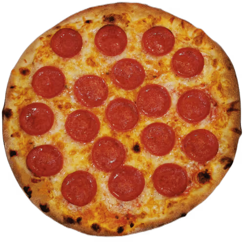 Familien pizza Salami