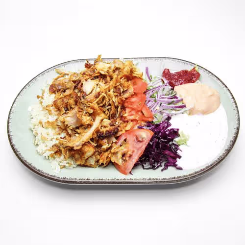 Kebap Teller mit Hühnerfleisch