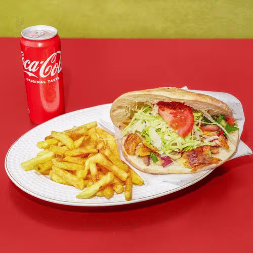 Huhn-Döner Menü