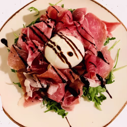 Burrata & Prosciutto Crudo San Daniele