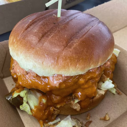 Mexico Burger (scharf) (hausgemacht)