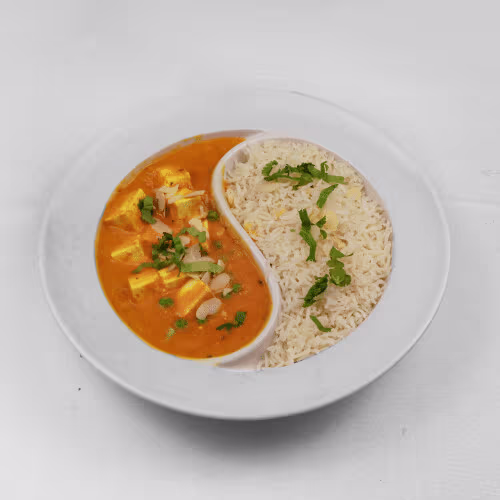 Shahi Paneer (mit Reis als Beilage)