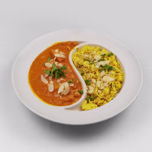 Aloo Chana Masala (medium scharf) (Beilage Reis ist dabei)