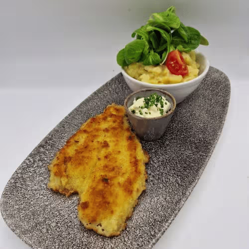Gebackenes Schollenfilet