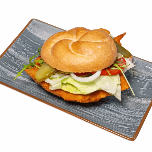 Schnitzelsemmel Caesar
