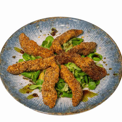 Backhendlsalat Menü 1