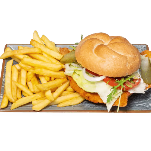 Schnitzelsemmel Menü 1