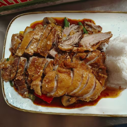 Ente nach Sichuan Art