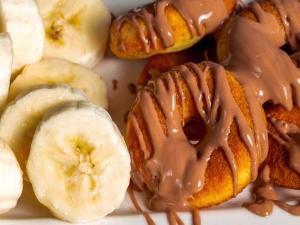 Bananendubai mini Donuts