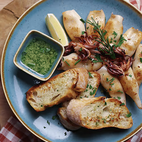 Gegrillte Calamari