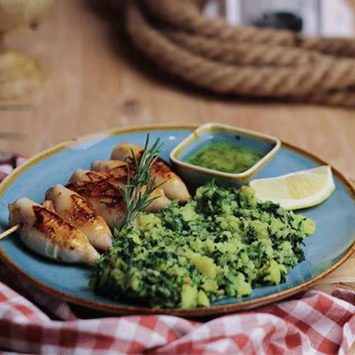 Gefüllte Calamari