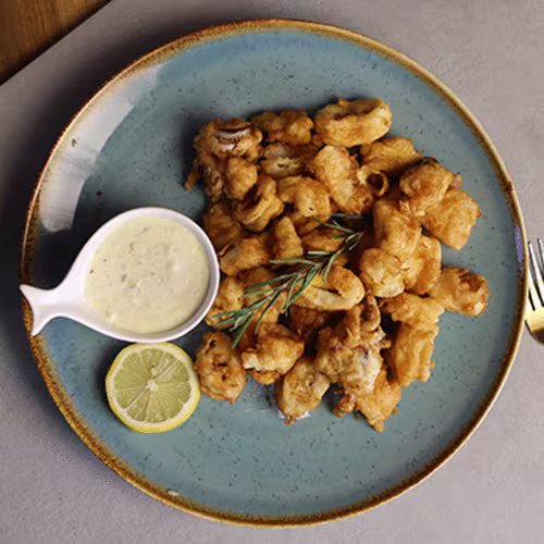 Gebackene Calamari