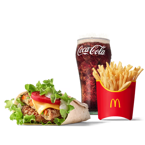 Fresh Veggie Wrap McMenü