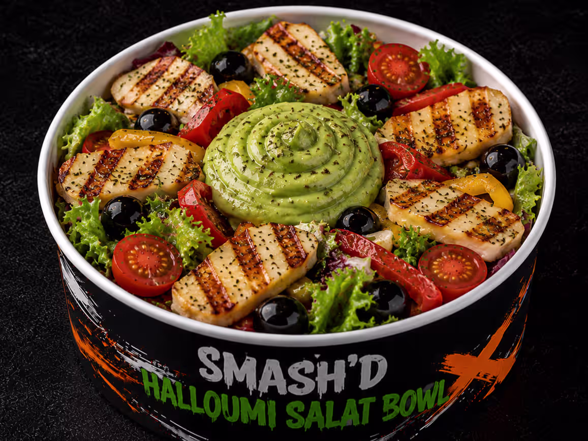 Halloumi-Salat-Bowl
