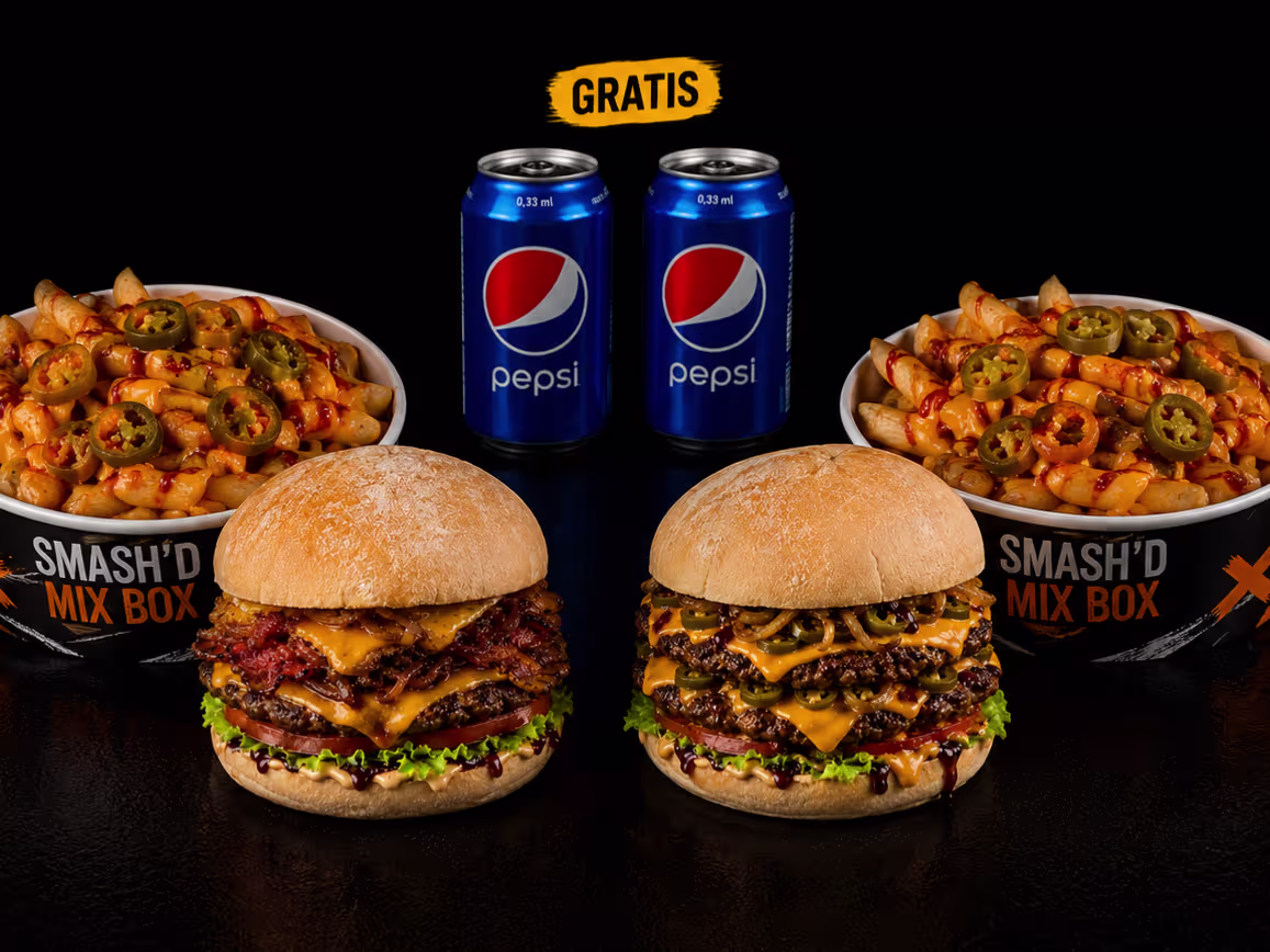 Smash’d Spicy and Jam  -Duo - Chilli C. Pomm. 2 Gr. Pepsi