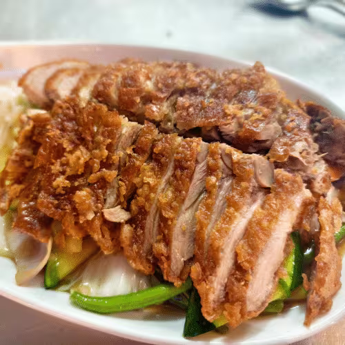 Knusprige Ente mit Wok-Gemüse
