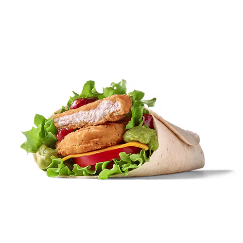 Guacamole Salsa Chicken Wrap