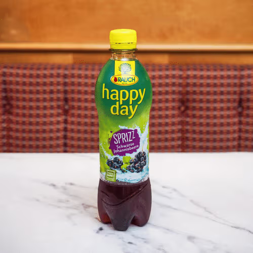 Rauch Happy Day Sprizz Schwarze Johannisbeere 0,5l