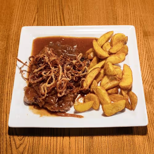 Gebackene Zwiebelringe (13 Stück)