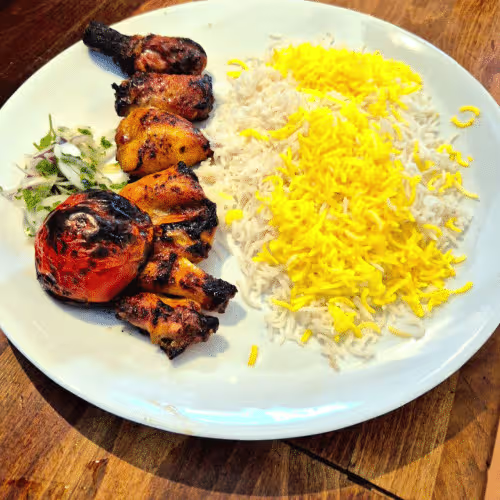 Djudjeh Kabab-Mit Knochen