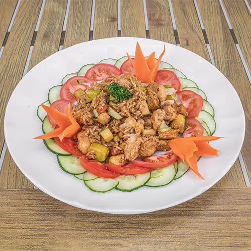 Gebratener Reis (vegan)