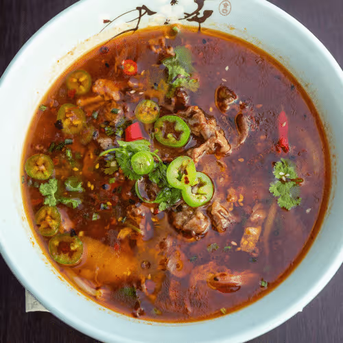 Rindfleisch im heißen Chili-Öl (scharf)