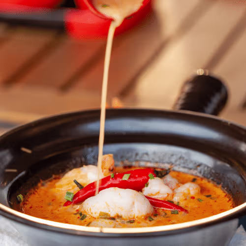 Tom Yam Goon Suppe (scharf)