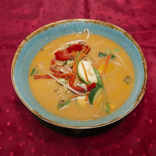 Red Curry Tofu (vegetarisch und scharf)