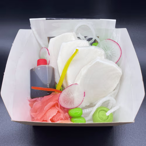 Buttermakrele Sashimi