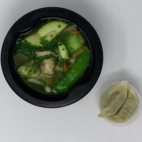 Gyoza-Suppe