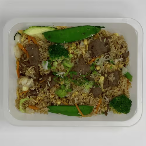 Gebratener Reis mit Rindfleisch