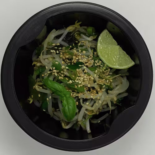 Sojasprossen-Seetangsalat