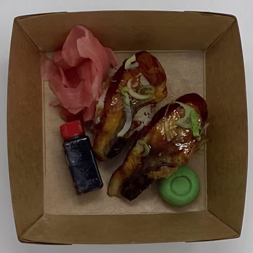 Nigiri geflämmter Aal