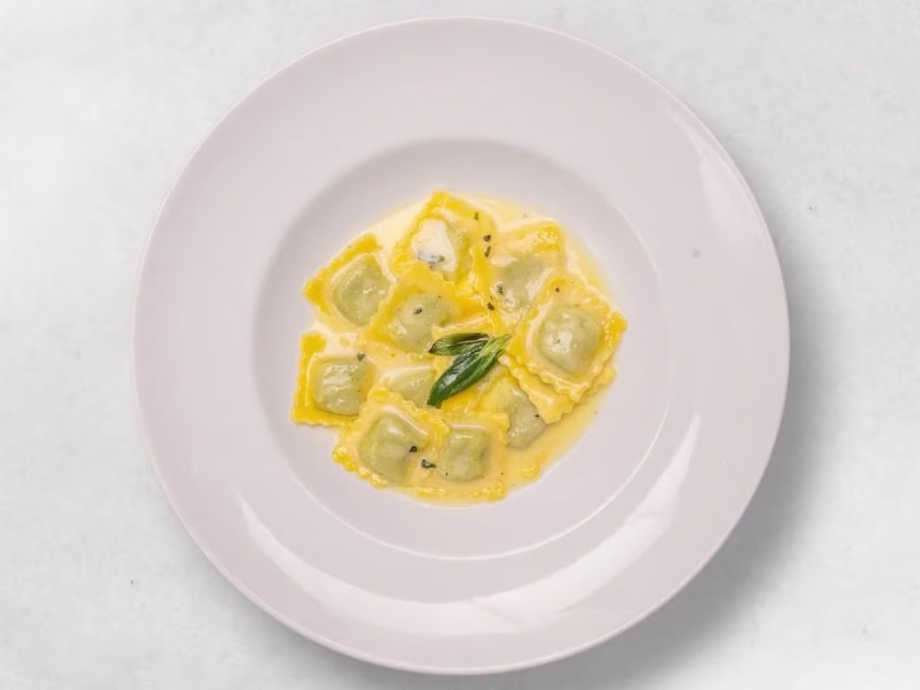 Ravioli ripieni di Ricotta e Spinaci