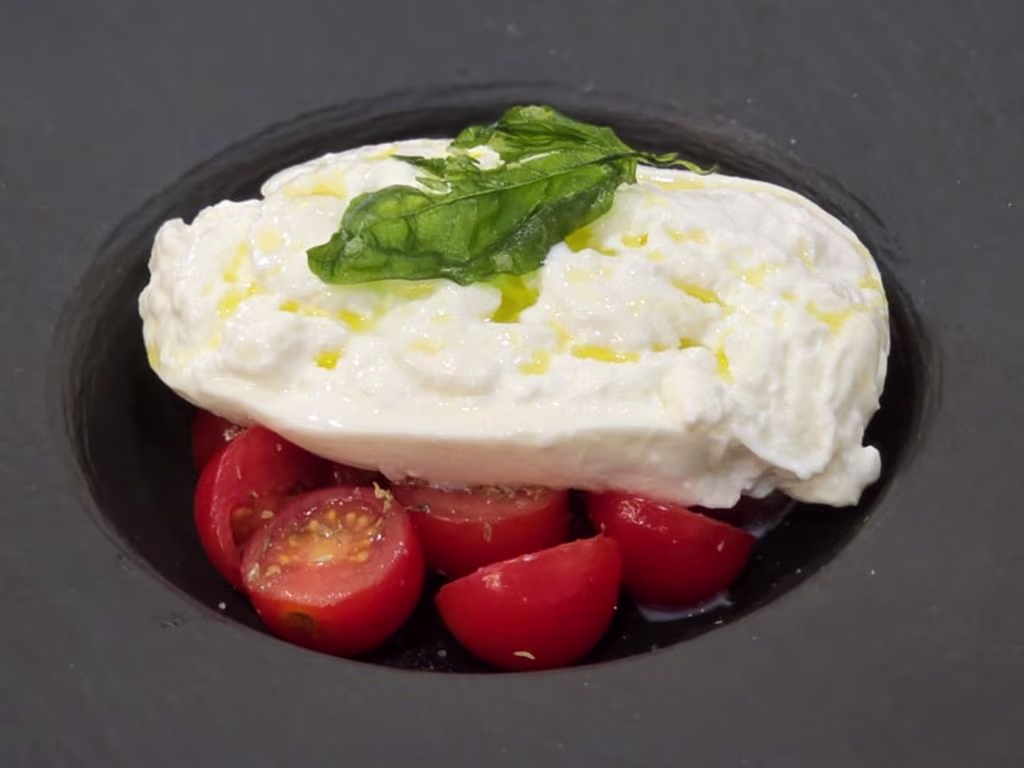 Burrata con Pomodorini dolci