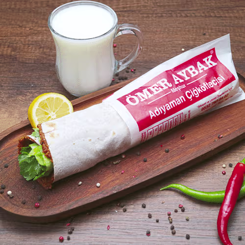 Cigköfte Dürüm Wrap