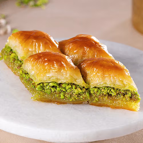 Baklava Classic mit Pistazie (4 Stück)