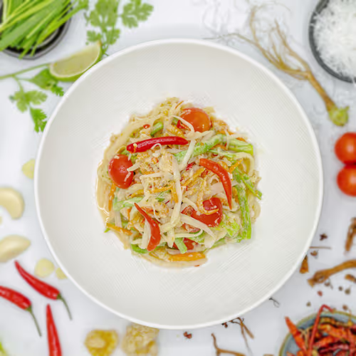 Papaya Salat Classic (scharf)